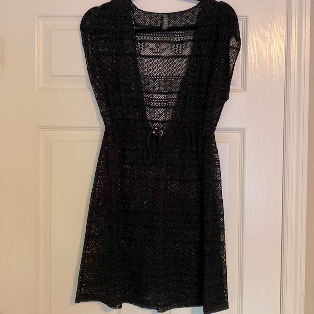 Ralph Lauren Tie Front Swim Coverup